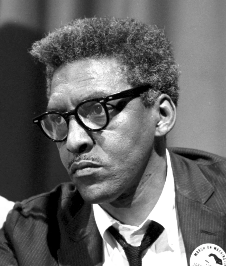 Bayard Rustin, portrait, 1963
